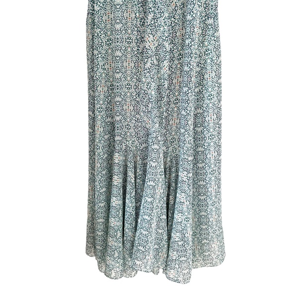 CAbi Garden Party Flowy Floral Print Sleeveless Maxi Dress Size 0 - Picture 11 of 14